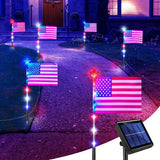 Solar Powered Flag Garden Light