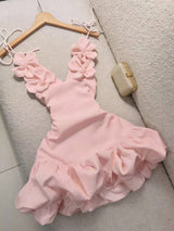 Floral Strap Holiday Dress