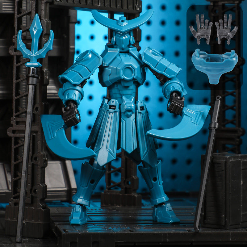 A versatile mecha doll assembly toy