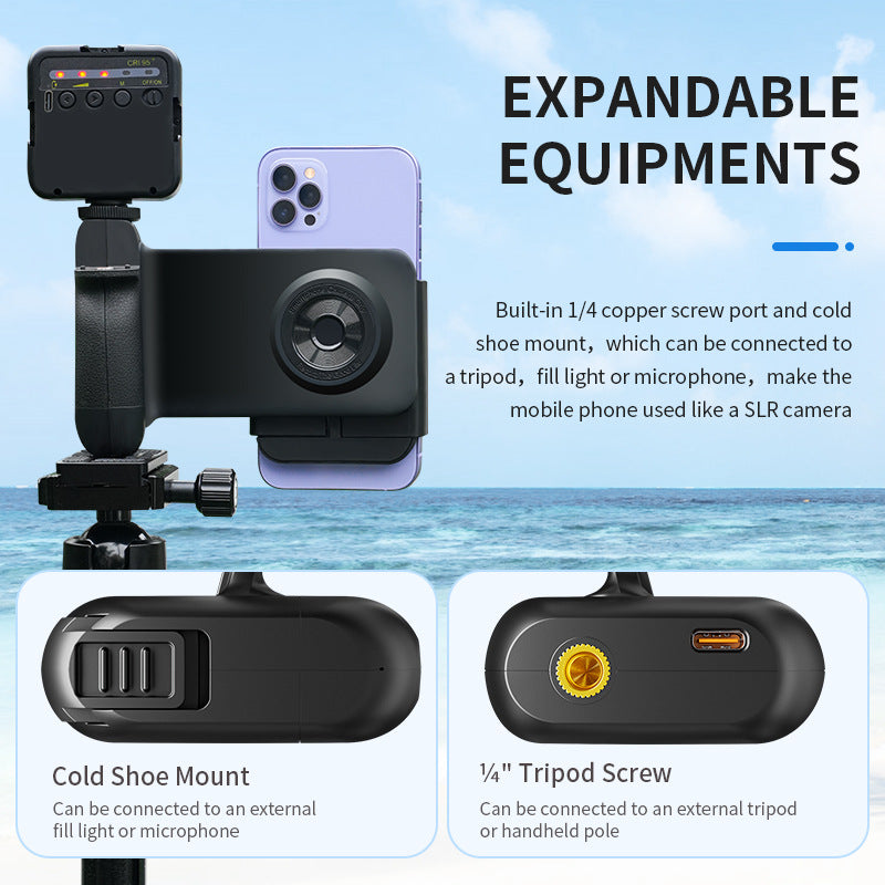 Bluetooth remote control handheld selfie anti-shake rack