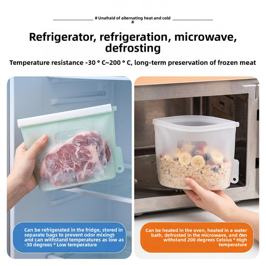 Food-grade Vertical Silicone Fresh-keeping Bag