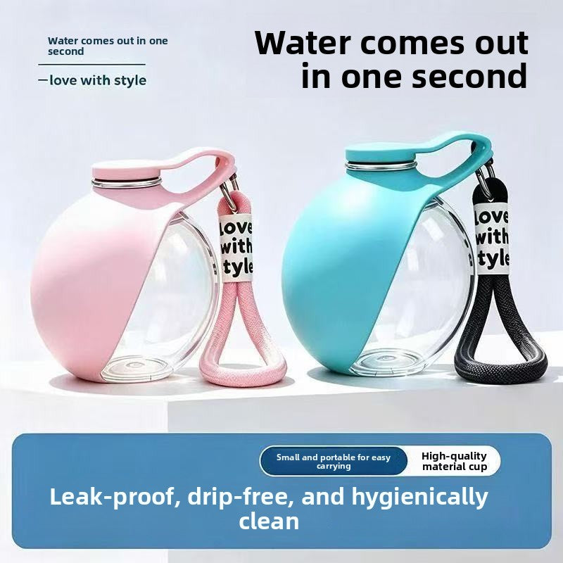 Foldable Portable Pet Water Bottle 285ml Large Capacity Outdoor Dog Cat Drinking Cup
