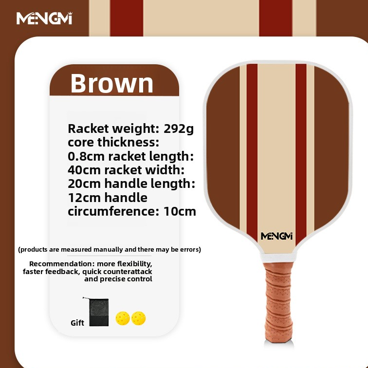 Pickleball Wooden Paddle Set with Balls and Bag