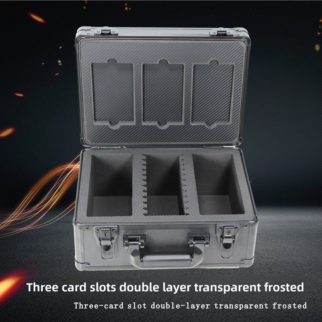 Double Layer Transparent Card Storage Box product image 4