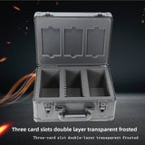 Double Layer Transparent Card Storage Box