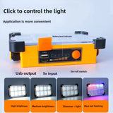 Solar Powered Multifunctional Portable LED Lamp
