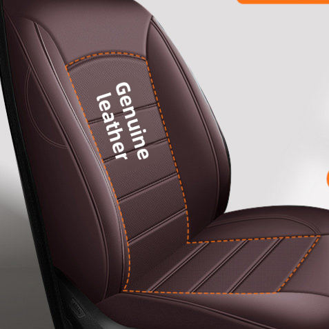 Car seat cover - genuine leather for the driver's seat