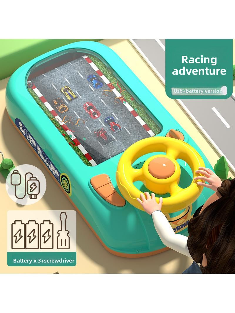 Children Steering Wheel Electric Game Console
