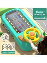 Children Steering Wheel Electric Game Console
