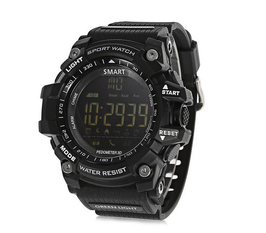 Smart sports watch in khaki color
