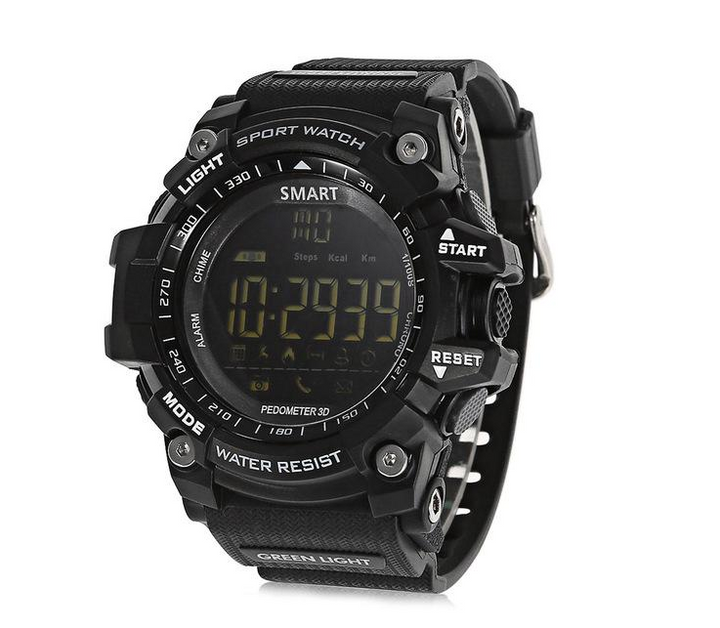 Smart sports watch in khaki color