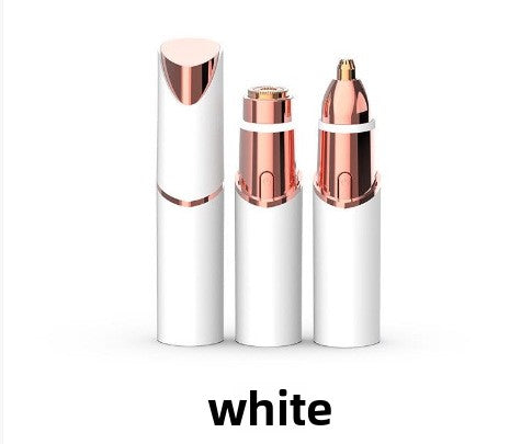 2-in-1 Lipstick Style Electric Shaver for Women, Portable Rechargeable Wet Dry Body Hair Trimmer