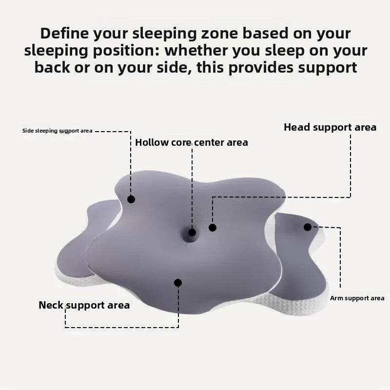 butterfly-shaped memory foam pillow