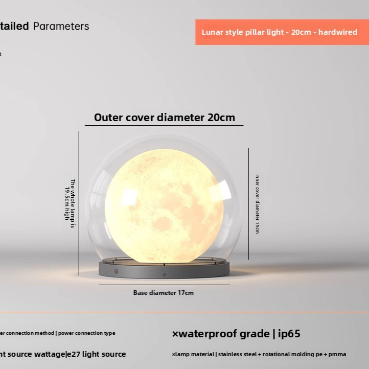 Solar Powered Outdoor Column Light
