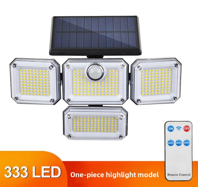 Smart Solar Induction Outdoor Wall Light