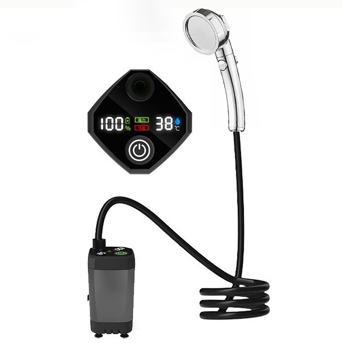 Portable Electric Shower with Multiple Spray Modes