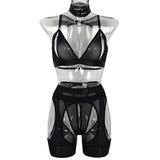 Sheer Mesh Lingerie Set