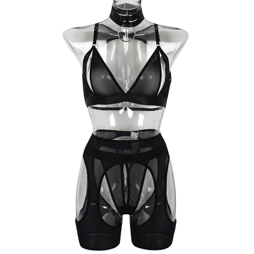 Sheer Mesh Lingerie Set