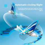 Electric Simulation Luban Flying Bird 360 Degree Spinning Flapping Wing Glowing Toy