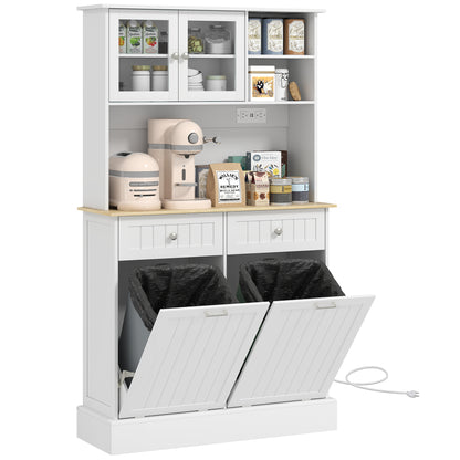 Kitchen pantry cabinet in modern kitchen lifestyle
