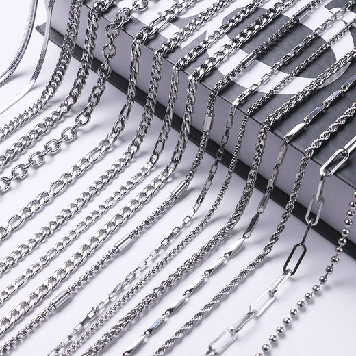Stainless Steel Geometric Handmade Necklace Chain