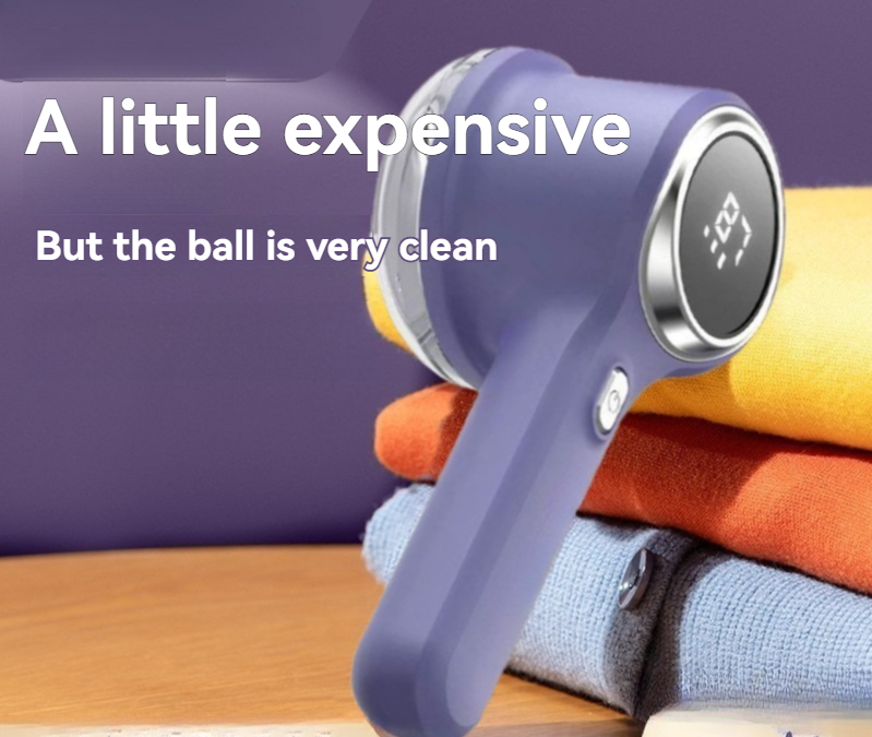 Electric fabric shaver and lint remover with digital display