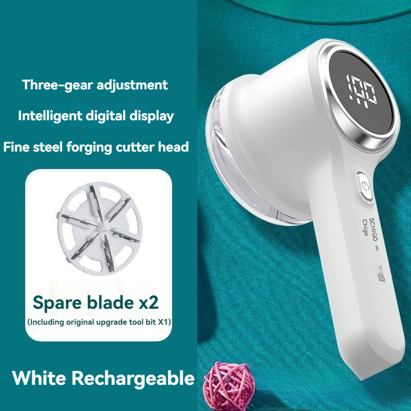 Electric fabric shaver and lint remover with digital display, photo 7