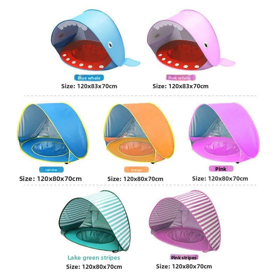 Foldable Children Sunshade Beach Tent with Pool Camping Shelter & Sleep product image 5