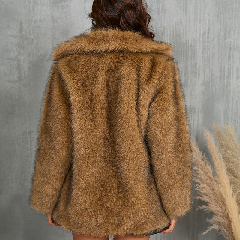 Faux fur coat, photo 3