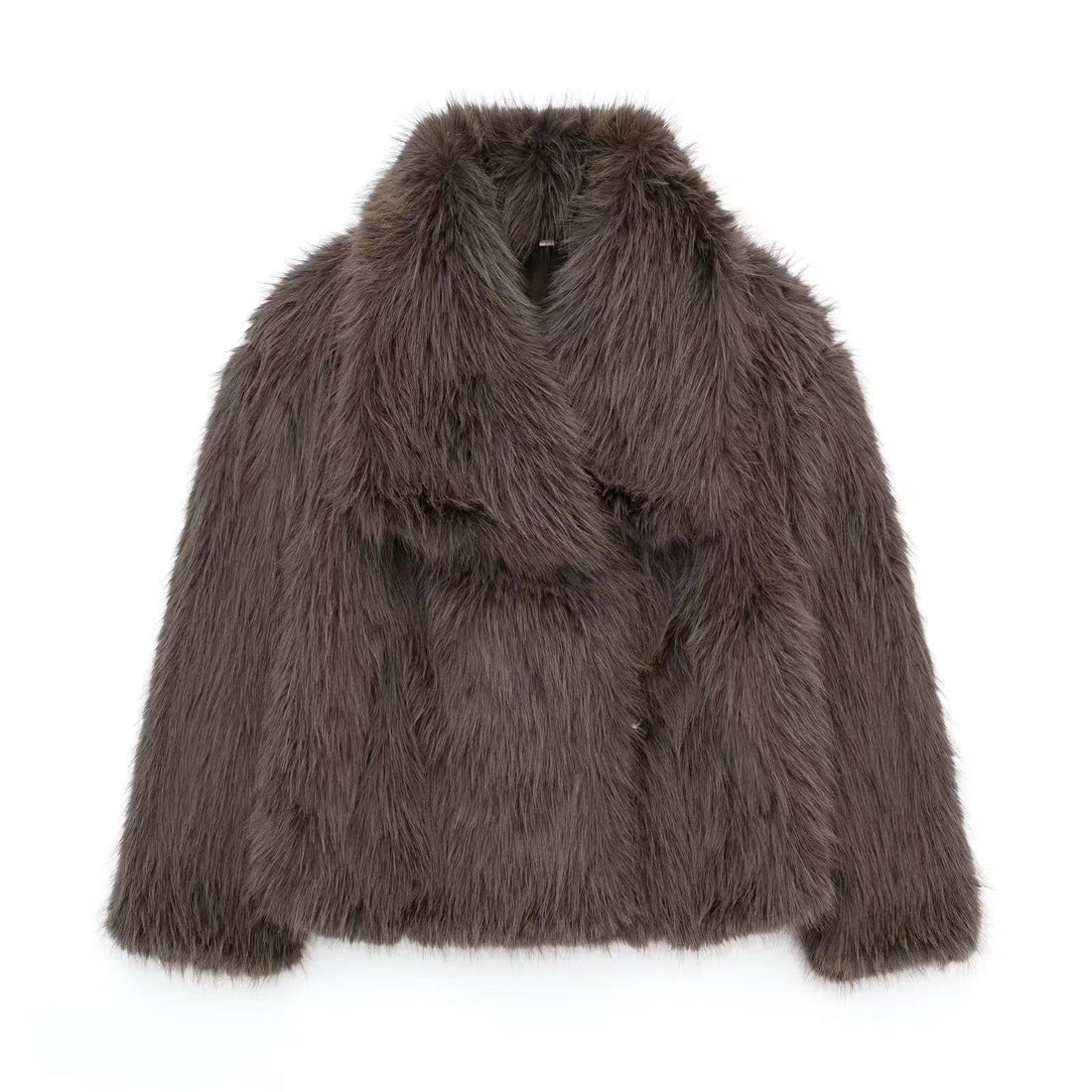 Faux fur jacket, photo 6
