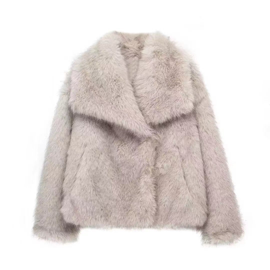 Faux fur jacket, photo 7
