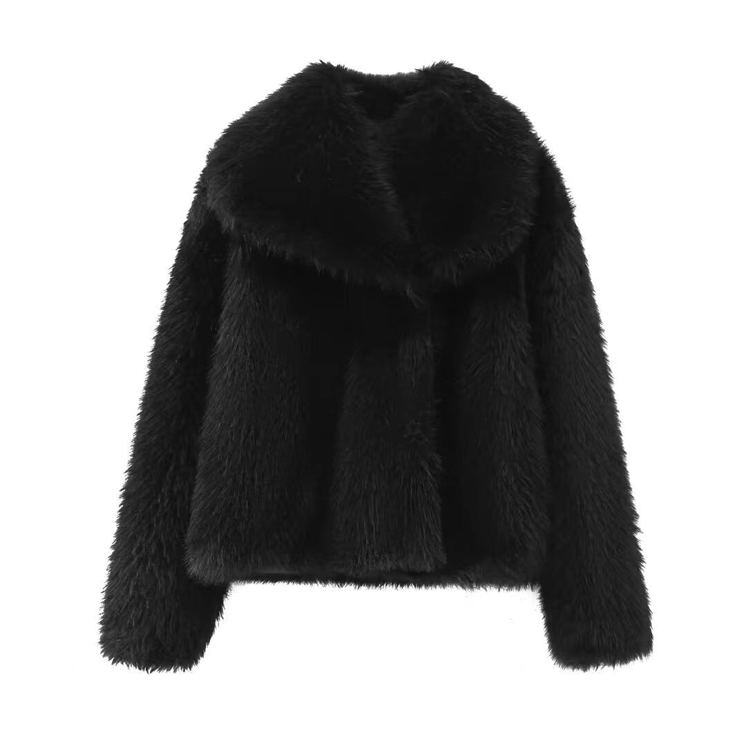 Faux fur jacket, photo 8