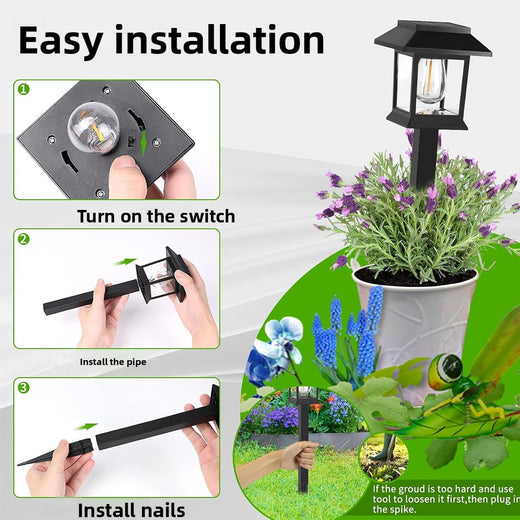 Solar Powered Outdoor Garden Light