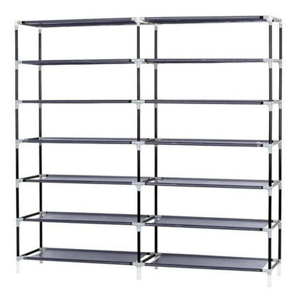 7 Tier Portable Shoe Rack With Cover