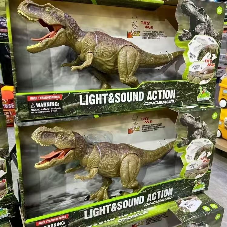 Large Remote Control Dinosaur Toy with Sound and Light
