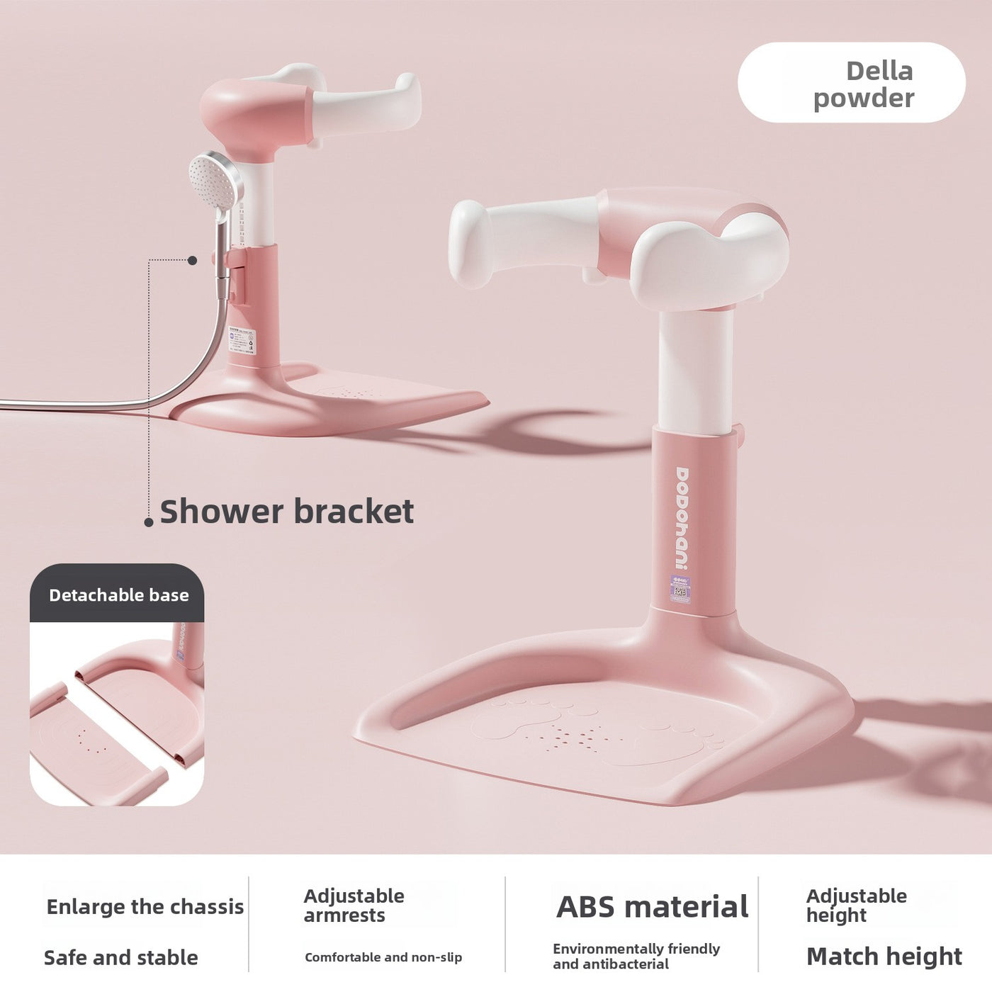 Foldable Baby Bath Rack with Non-Slip Base