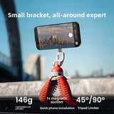 Suction Cup Octopus Magnetic Phone Holder Tripod