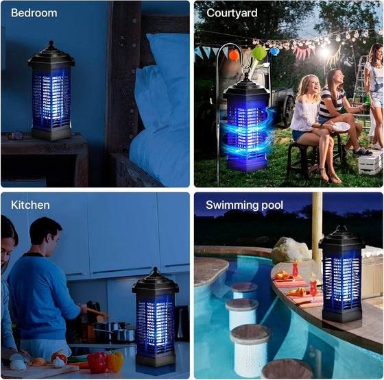 Electric Mosquito Killer Lamp with UV Light and High-Voltage Grid Patio Lawn & Garden product image 2