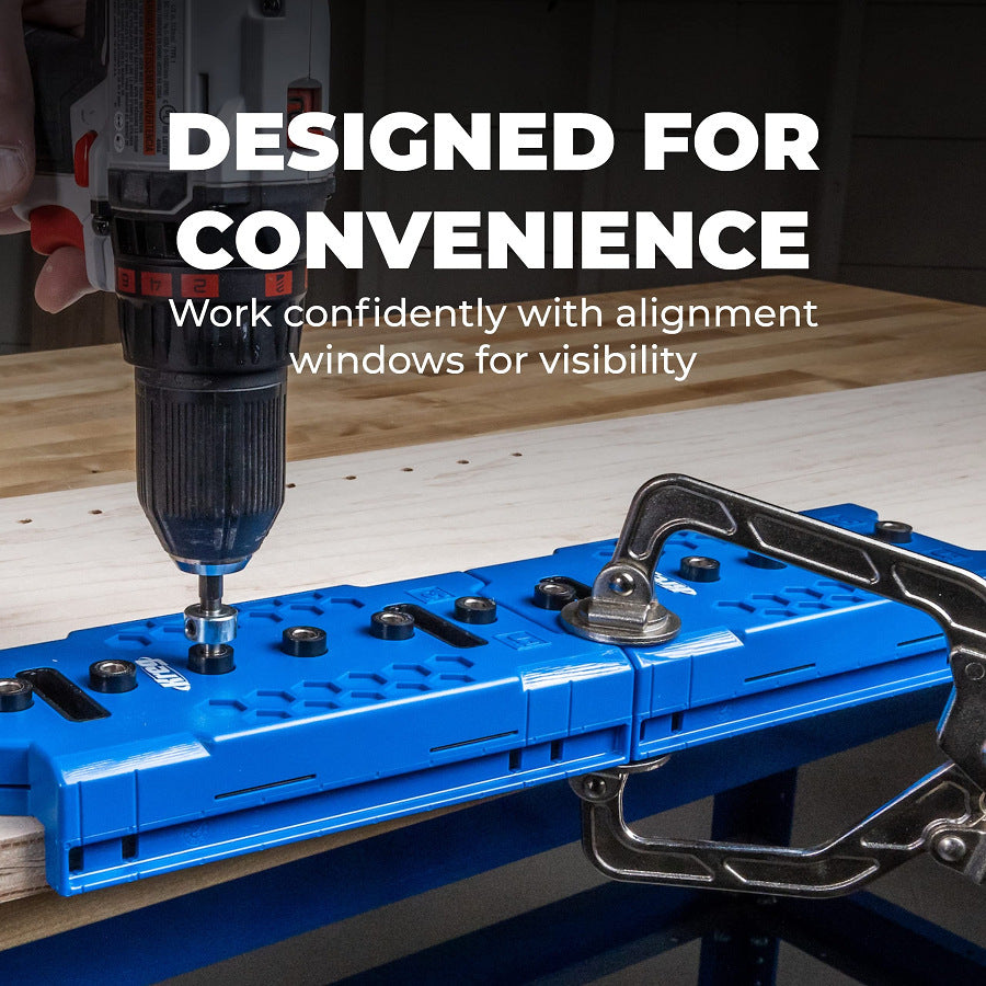 Woodworking Shelf Pin Hole Jig for Cabinet Drilling