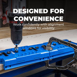 Woodworking Shelf Pin Hole Jig for Cabinet Drilling