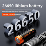 Rechargeable LED Flashlight with LCD Display