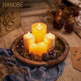 Round Wooden Decorative Tray