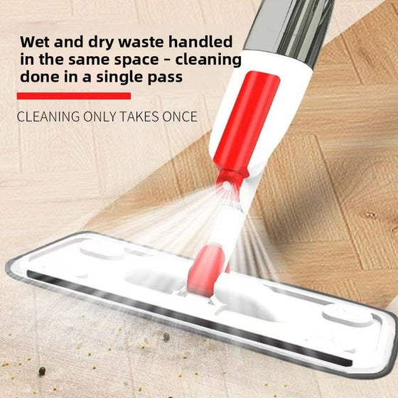 Multi-Functional Water-Spraying Mop in Red and Gray, image 3 of 7