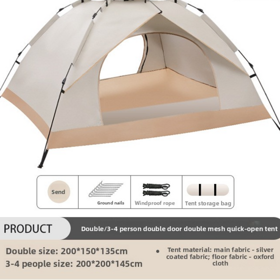 Portable Quick Open Camping Tent Camping Shelter & Sleep product image 6