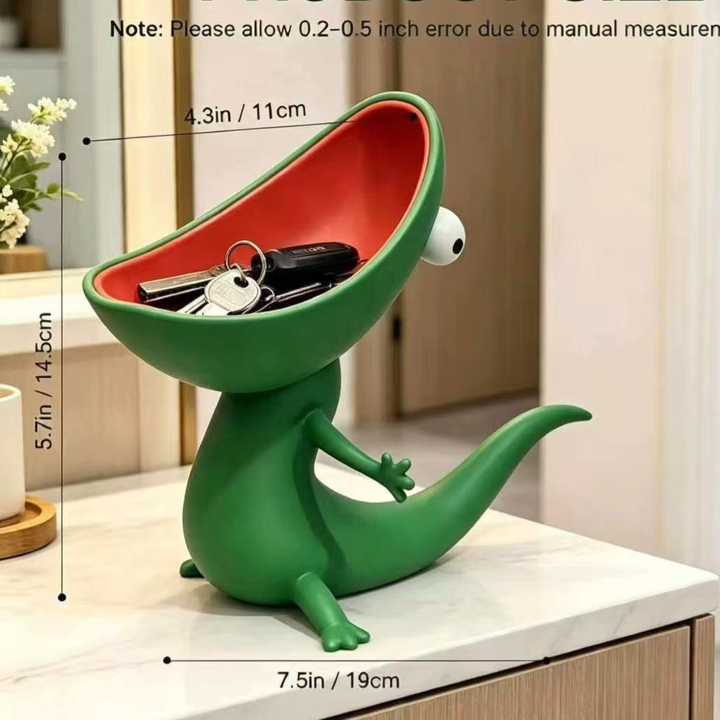 3D Printed Lizard Soap Holder Decorative Cartoon Ornament