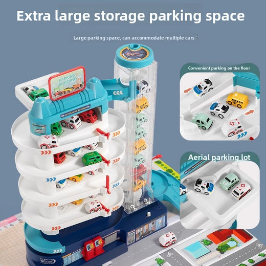 Childrens Parking Garage Toy Set with Cars product image 4