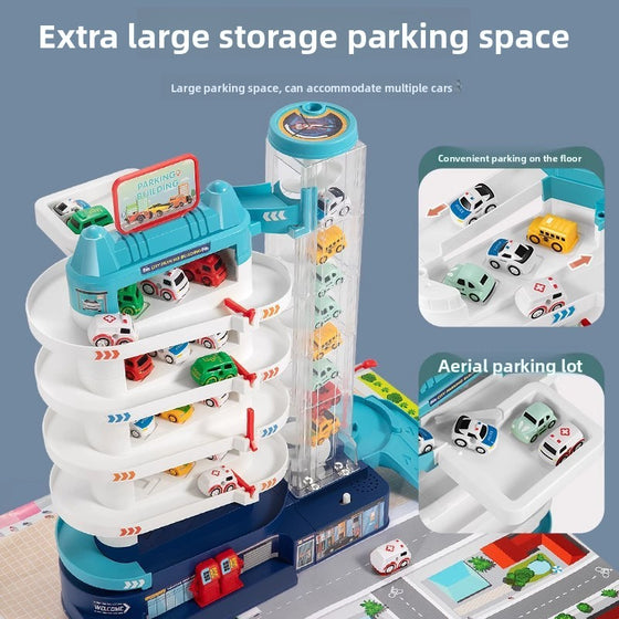 Childrens Parking Garage Toy Set with Cars product image 4