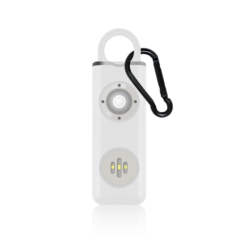 Rechargeable Personal Alarm Keychain with LED Light