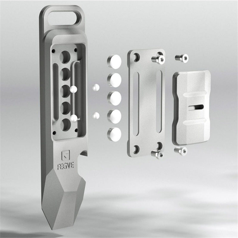 Multifunctional Titanium Alloy Mini Pry Bar Tool