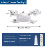 Multi-Function Ceiling Fan with Light